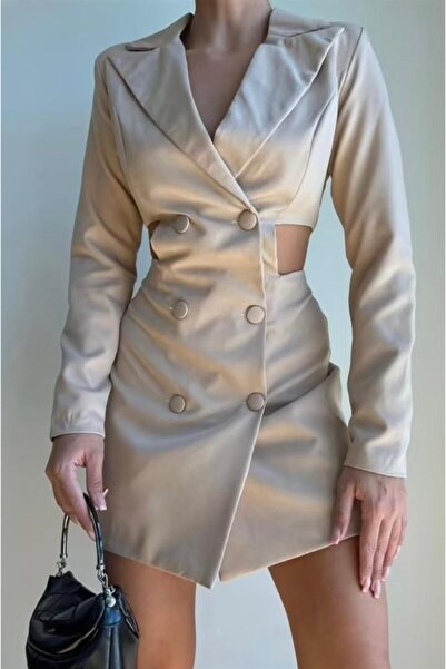 TheShine Şort Elbise - Bej