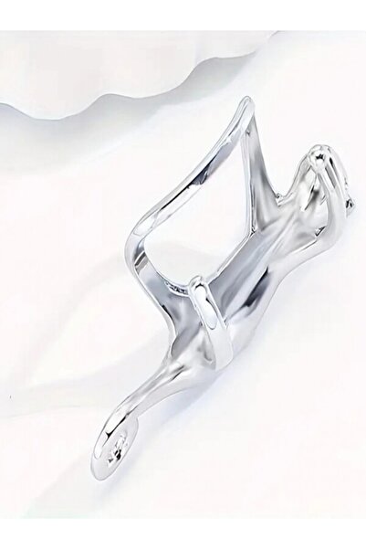 FT Tasarım Gümüş Kaplama Kedi Tasarım Kıkırdak Küpesi – Kararmaz & Antialerjik Küpe