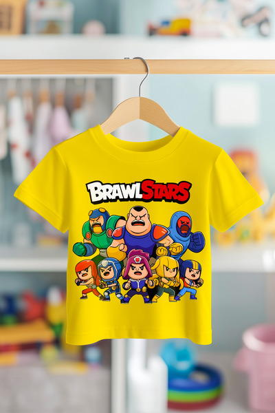 BookOrBook Tricou pentru copii BrawlStars Heroes Fight 100% bumbac de calitat...