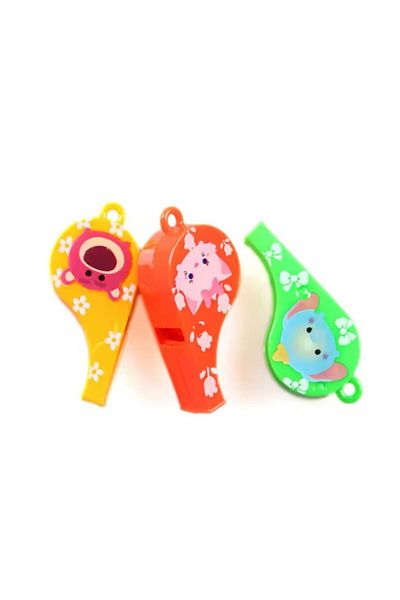 Bundeba 20 Pieces of Certificate Gift Colorful Shaped Whistle Birthday Party Presentations Special Gift Toy Whistle