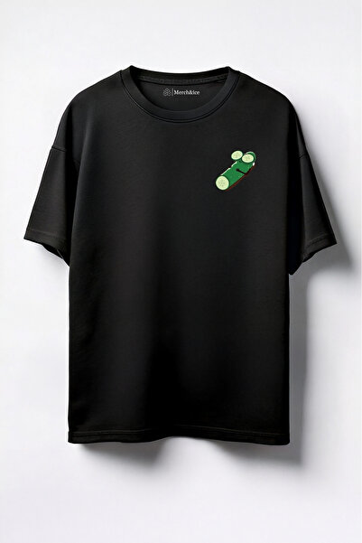 Merch&ice Maskirani krastavac Štampano Unisex Oversize kroj T-shirt