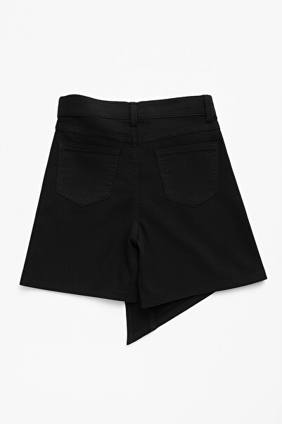 MODA AÇELYA Bel Ayarlamalı Kot Şort Etek