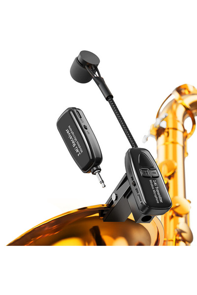 Choice جهاز إرسال واستقبال لاسلكي للميكروفون الساكسفون XIAOKOA UHF 2.4 جرام، ...