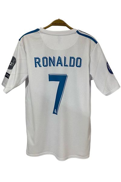 DAYIBALI DÜKKAN Dayibali Cristiano Ronaldo 2017-2018 Champions League Kiev Finale Short Sleeve Jersey