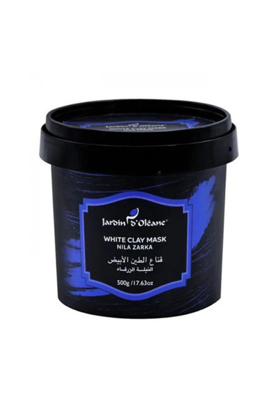 Jardin D Oleane قناع الطين الأبيض بالنيلة الزرقاء 500 جرام