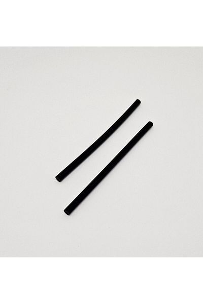 LEGO Accessory Custom Pneumatic Pipe Hose Pneumatic 4mm Blue 11L / 8.8 cm Black 2 Pieces to Send