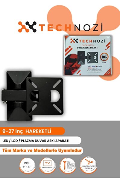 technozi Tüm Markalar Ile Uyumlu 10/27 10'' Ile 27'' Arası Hareketlı Duvar As...