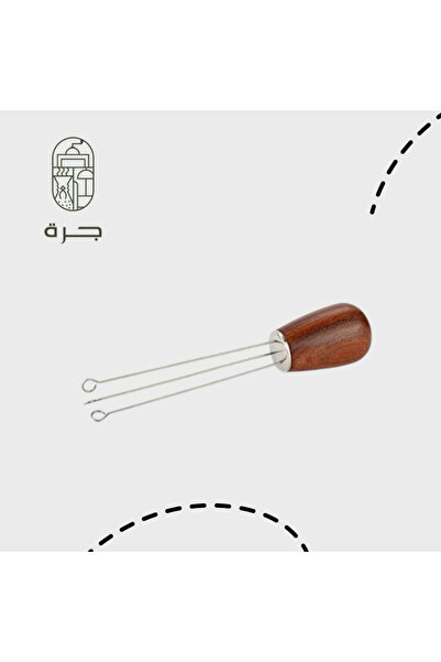 Jarrah مفكك تكتلات القهوة - بمقبض خشبي من جرة