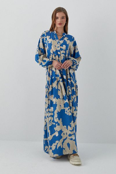 MARKALİSTE Rochie cu model albastru