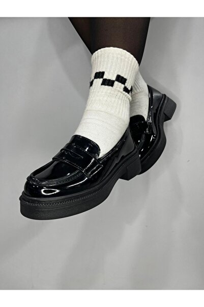 ŞAH Kadın Loafer Makosen Casual Tokalı Günlük Yumuşak Ayakkabı