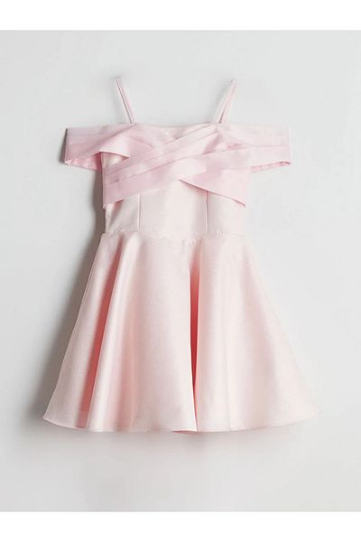 LC Waikiki Rochie de seara pentru fete roz LCW Kids