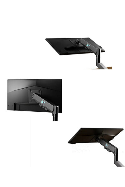 technozi Onk Vesa 2025 Yüksek Dönüş Kabiliyetli 32'' Inch Monitör Standı 8kg Kapasiteli