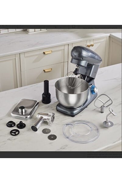 Karaca 1900w Güçlü Motor 5,5 Lt Multichef Kıyma Makinesi & Hamur Yoğurma Içli Köfte Yoğurma- Tartı Hediyeli