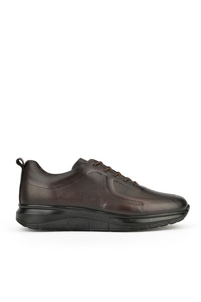 Ziya , Men's Genuine Leather Comfort Shoes 151123Z3659 Brown