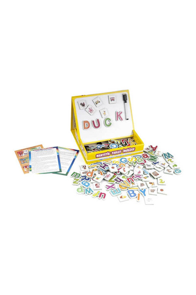 Art Tone MANYETİK TABLET İNGİLİZCE EĞİTİM SETİ VE YAZI TAHTASI 79 PARÇA 4+