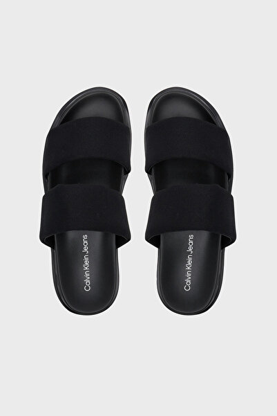Calvin Klein Logolu Pamuklu Çift Bantlı Sandalet YM0YM012220GJ Erkek SANDALET YM0YM01222 0GJ