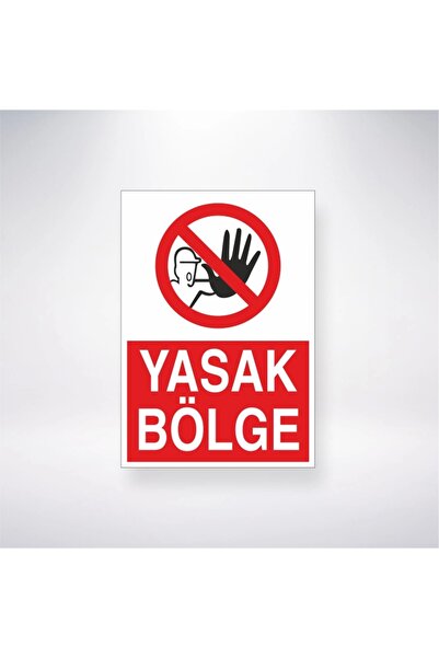 Reysa Tasarım Forbidden Zone Sticker 20X28 cm