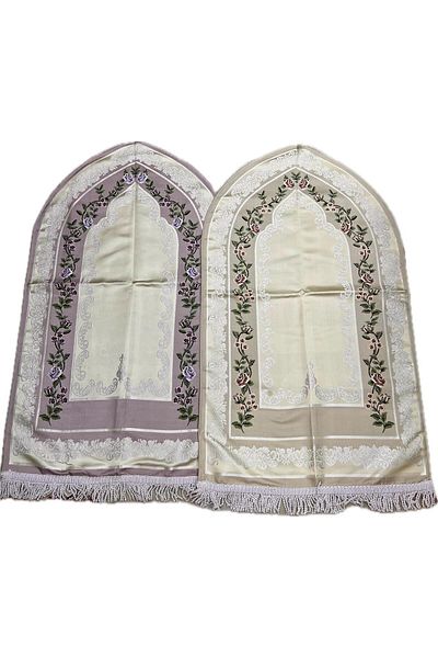 Generic Two-piece prayer rug with mihrab