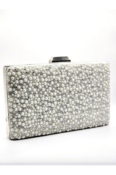 ARBABAG&ACCESSORY ΓΥΝΑΙΚΕΙΑ ΒΡΑΔΙΝΗ ΤΣΑΝΤΑ ΑΠΟ ΛΕΥΚΟ ΜΑΡΜΑΡΟ