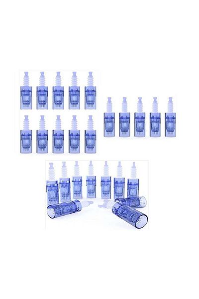 COOYA 25 Pieces per Box Needle Cartridge For Dr. Pen Derma A6 Size 12,Microneedling Skin Roller Cartridges
