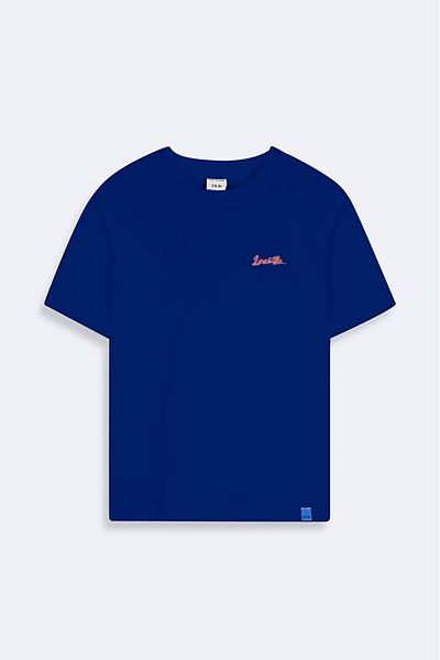 Ltb Tricou albastru închis cu slogan