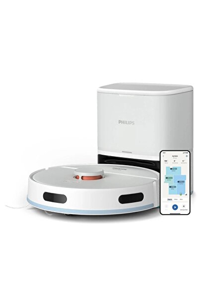 Philips 2000 Serisi Islak Kuru Moplu İstasyonlu Robot Süpürge, HomeRun Uygulaması, XU2100/20