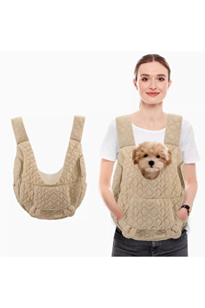 Choice حقيبة حمل الحيوانات الأليفة M Haki ذات سعة كبيرة جدًا على الصدر وحقيبة ظهر للكلاب والقطط في الهواء الطلق ومقاومة للماء