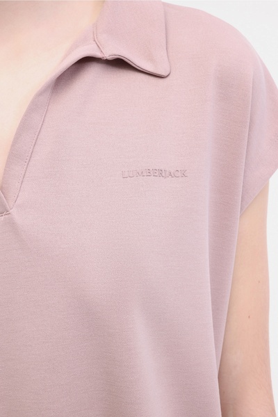 lumberjack WL RAIN 11SS181 5FX Mink γυναικείο κοντομάνικο μπλουζάκι