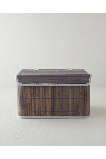 English Home Selina Bambu Saklama Kutusu 33X23X20 cm Antrasit