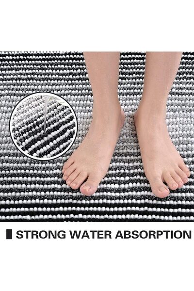COOYA 2 Pack Bathroom Mat,Non Slip Highly Absorbent,Soft Machine Washable Quick-Dry,for Tub,Floor