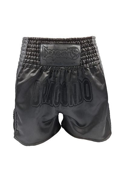 Dragondo MT3025 شورت Black Night Muay Thai شورت تدريب أسود