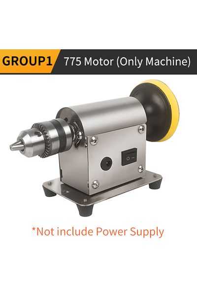 tungfull 775 Jewelry Rock Mill Polishing Machine Benchtop Polisher Polisher With 20pc Sandpaper Universal Gri