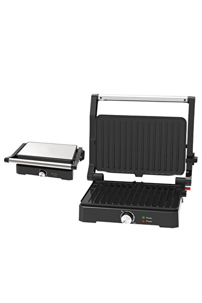 SOKANY Family Health Grill, Panini Grill, Steak Machine, 1500 Watts, Temperature Control, SK-08026 Black
