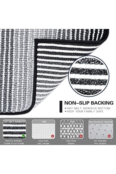 COOYA 2 Pack Bathroom Mat,Non Slip Highly Absorbent,Soft Machine Washable Quick-Dry,for Tub,Floor