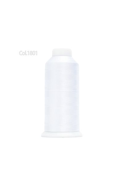 Choice 1801 Bright White 40 Weight 120D/2 Polyester Embroidery Thread 4000 Meter Brother Singer Household I
