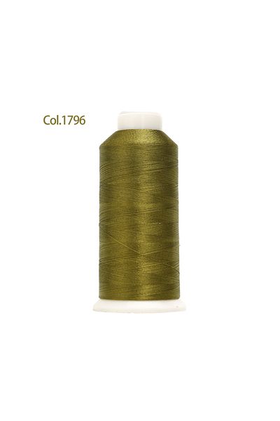 Choice 1796 Army Green 40 Weight 120D/2 Polyester Embroidery Thread 4000 Meter Brother Singer Household Ind