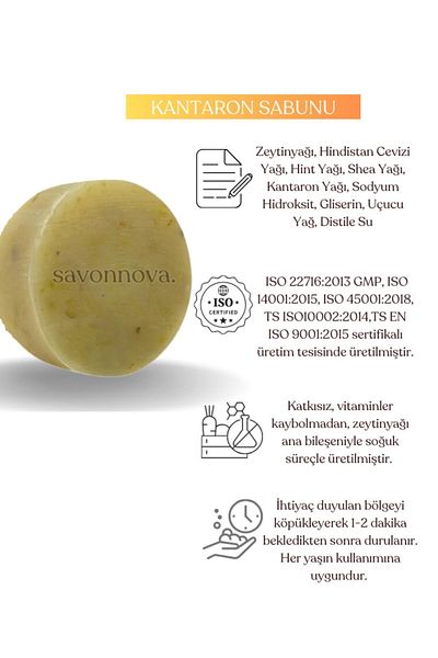 Kozmetigo Natural St. John's Wort Soap, Renewing, Relaxing, Moist Soap for Smooth and Bright Skin 100GR