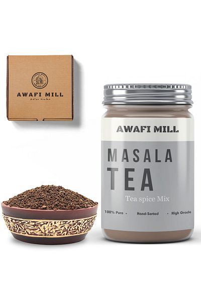AWAFI MILL Masala Spiced Tea | Chai Blend - Bottle of 100 gram / 3.5 Oz
