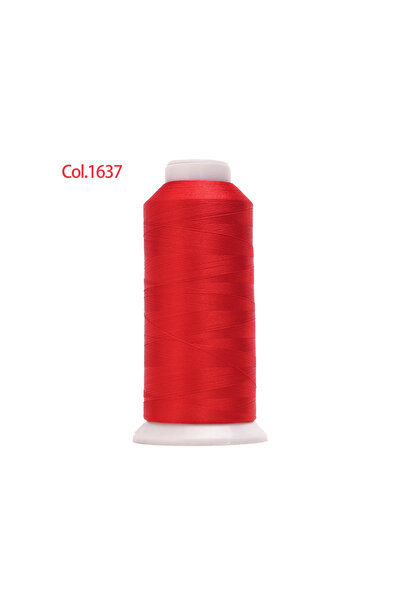 Choice 1637 Foxy Red 40 Weight 120D/2 Polyester Embroidery Thread 4000 Meter ...
