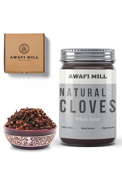 AWAFI MILL Whole Cloves | Syzygium aromaticum - Bottle of 100 gram / 3.5 Oz