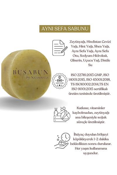 Kozmetigo Calendula Soap Natural and Additive-Free Soap 100 GR