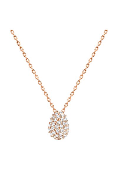 Glanzstücke München Silberhalskette Kette mit Anhänger Sterling Silber roségo...