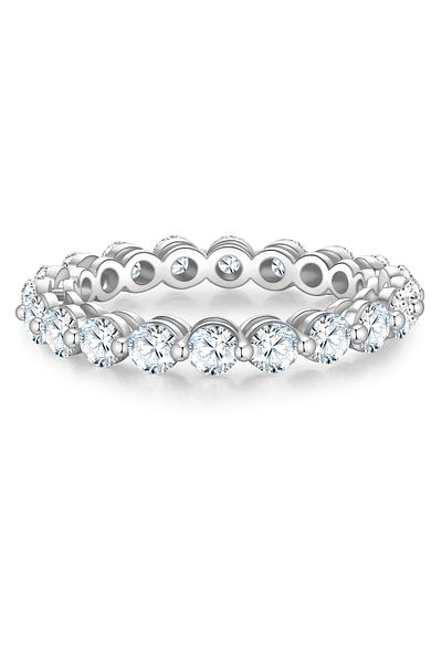 Glanzstücke München Silberring Ring Sterling Silber Zirkonia Weiß