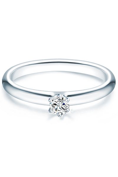 Trilani Silberring Ring Sterling Silber Zirkonia Weiß