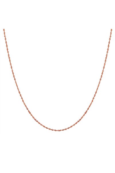 Glanzstücke München Silberhalskette Kette Sterling Silber roségold