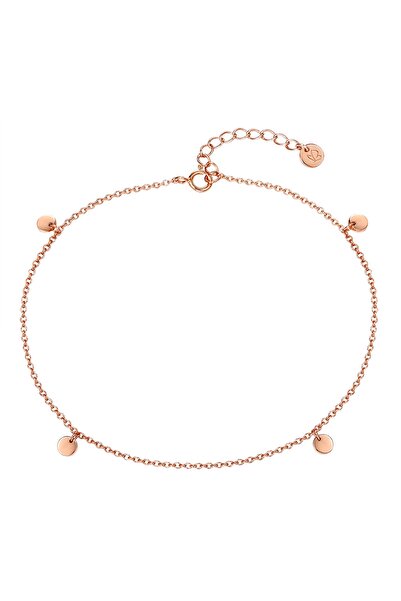 Glanzstücke München Silberfusskette Fusskette Sterling Silber roségold