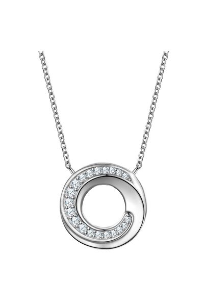 Rafaela Donata Silberhalskette Kette Mit Anhänger Sterling Silber Zirkonia Weiß