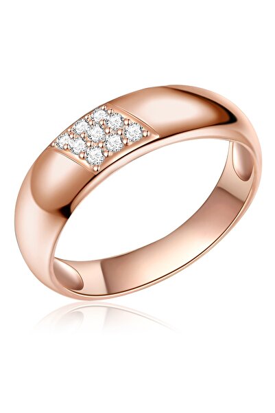 Rafaela Donata Silberring Ring Sterling Silber roségold Zirkonia weiß