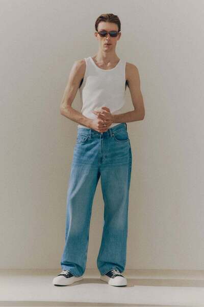 H&M Slim Fit Ribbed vest top