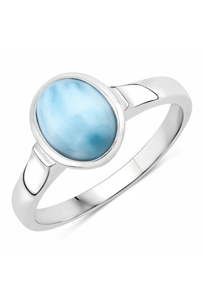 Rafaela Donata Edelsteinring Ring Sterling Silber Larimar türkis